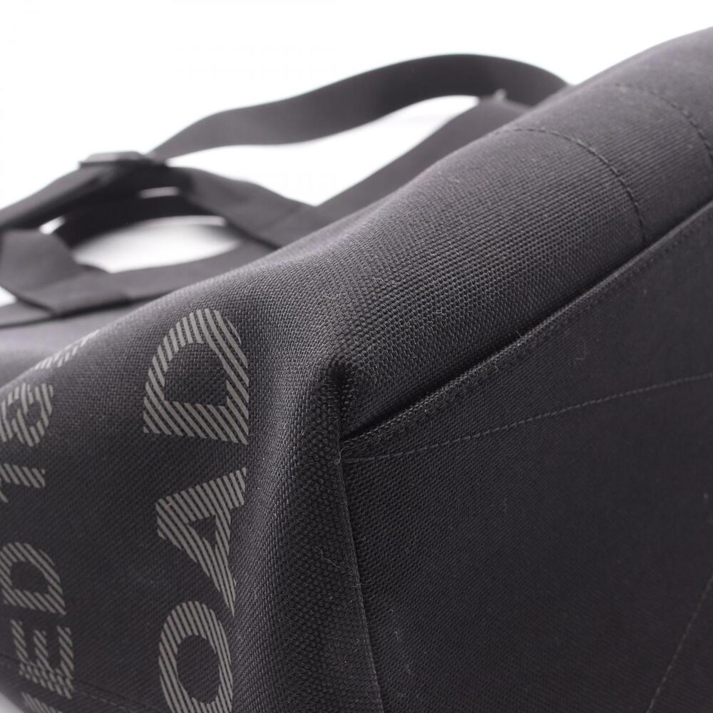 Burberry Horseferry Nylon Tote Bag Black Gray - Picture 6 of 6